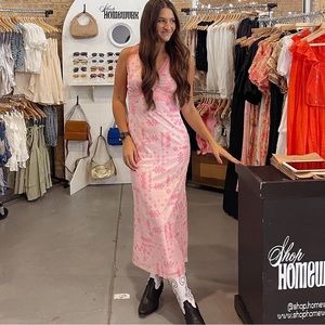 Brand new shop homewurk pink lacy dress